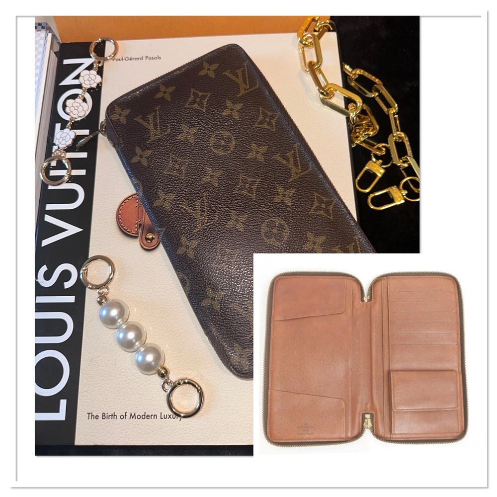🔷LAST CALL🔷 Louis Vuitton Monogram De Voyage Travel Organizer Zippy Wallet - Picture 15 of 15
